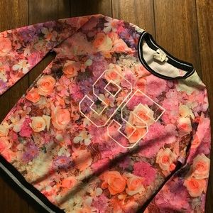 Forever 21 Flower Print Shirt